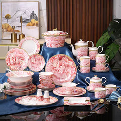 Blush Peony Dinnerware Set