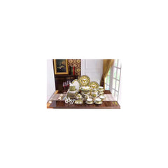 Olive Gold Baroque Trophy Dinnerware Set