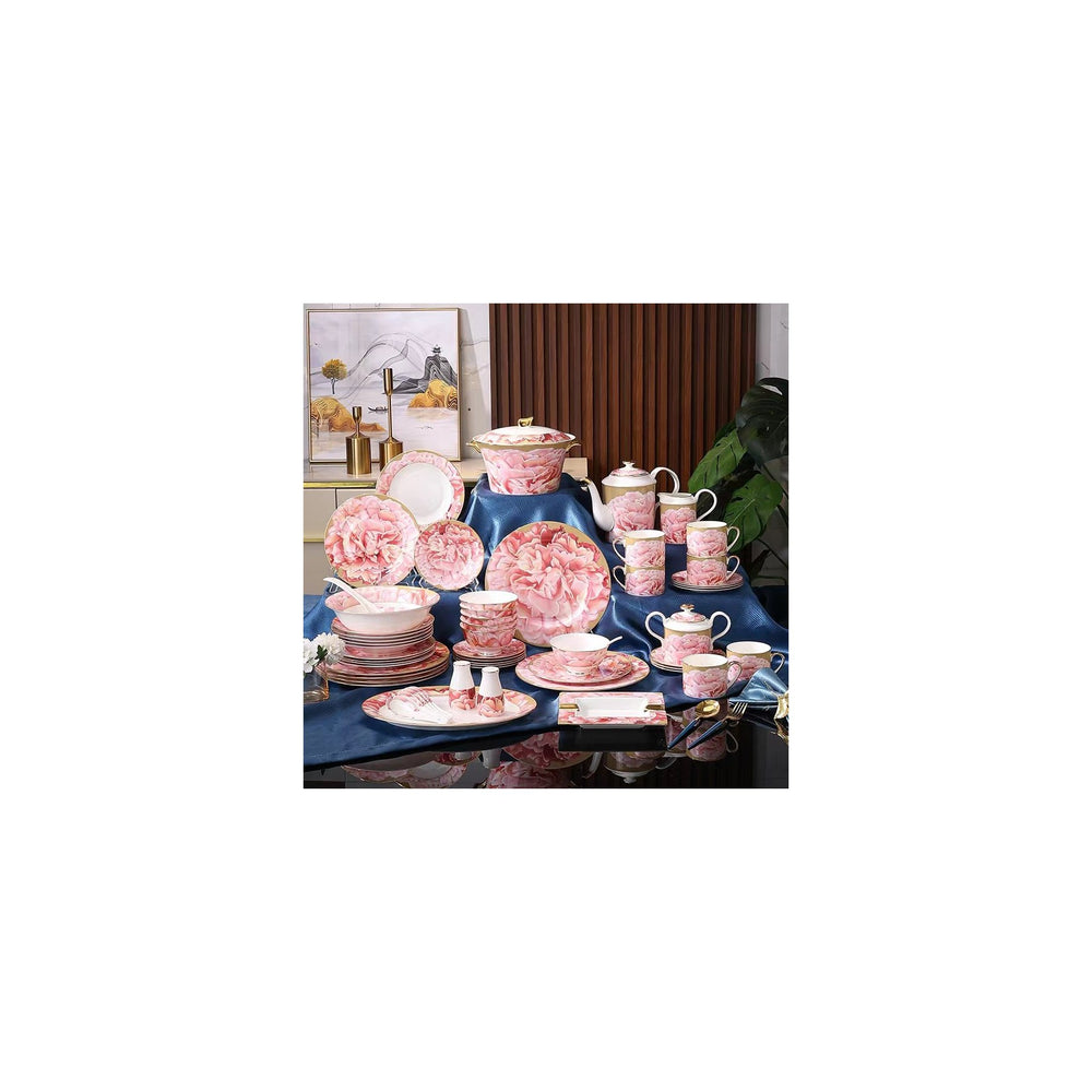 Blush Peony Dinnerware Set