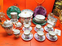 Multicolor Brushstroke Art Dinnerware Set