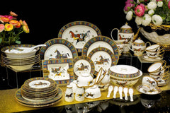 Royal Horse Ethnic Border Dinnerware Set