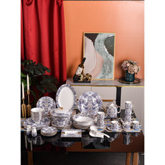 Blue Gold Classical Ornament Dinnerware Set